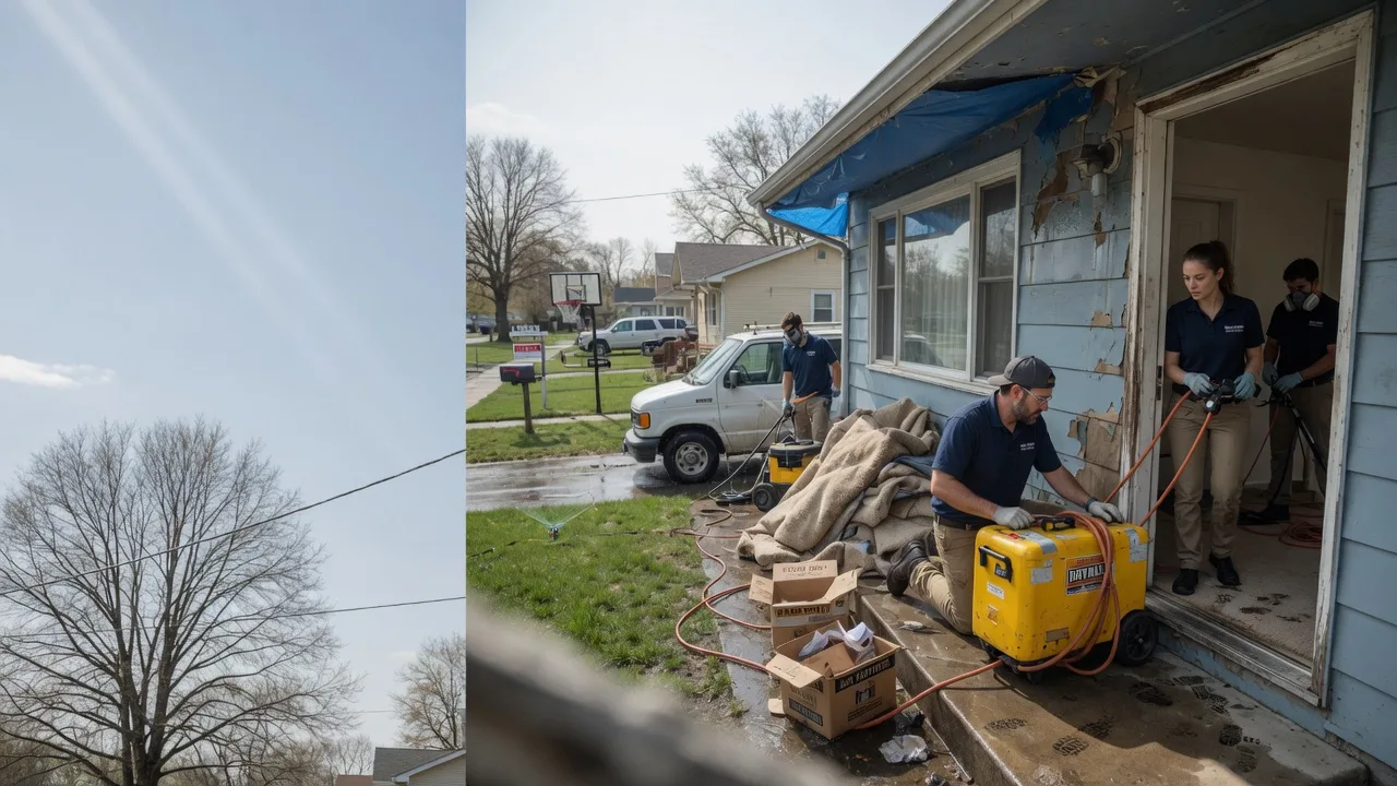 Basement Flood Cleanup in Bridgeview, IL near me